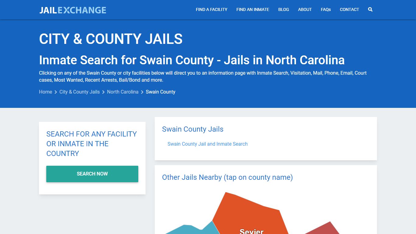 Inmate Search for Swain County | Jails in North Carolina - Jail Exchange